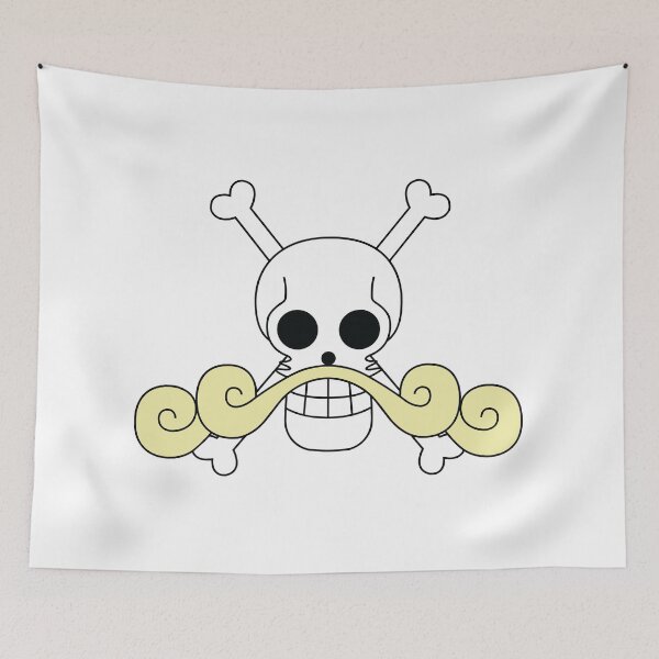 Item preview, gol d roger king pirates jolly roger flag black designed and sold by jeriney.