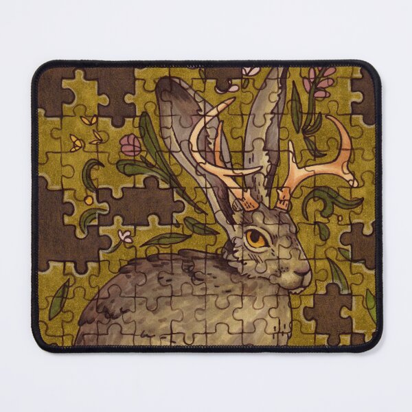 Item preview, Puzzling Jackalope designed and sold by BreenanaBread.