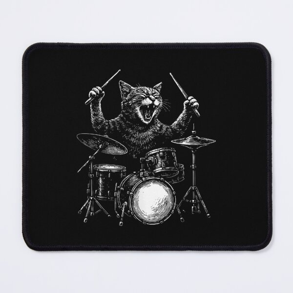 Item preview, Funny Cat Drummer Drumming Music Lover designed and sold by Hica1889.