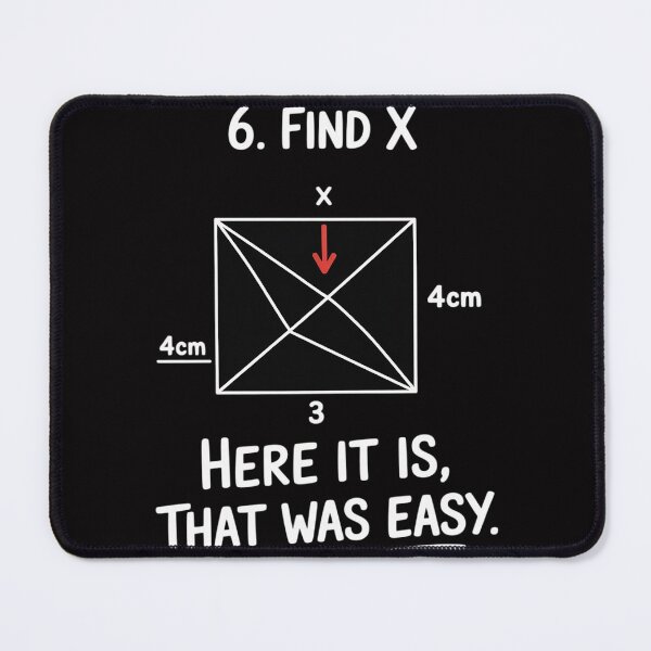 Item preview, Find X Here It Is That Was Easy Math lover designed and sold by ConceptThena.
