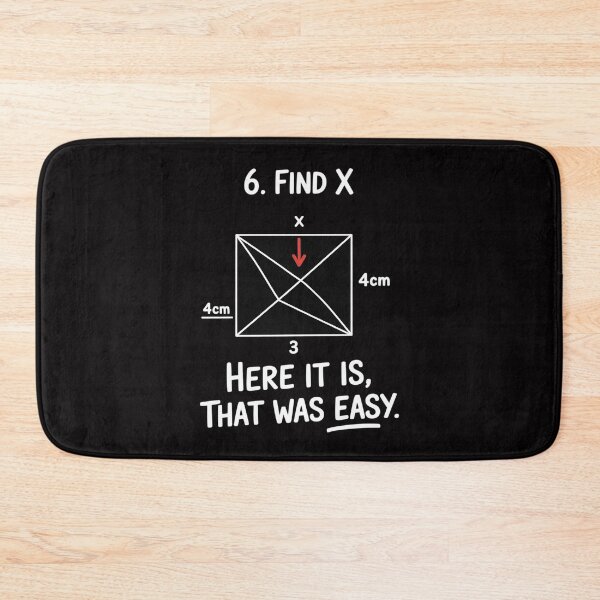 Item preview, Find X Here It Is That Was Easy Math lover designed and sold by ConceptThena.