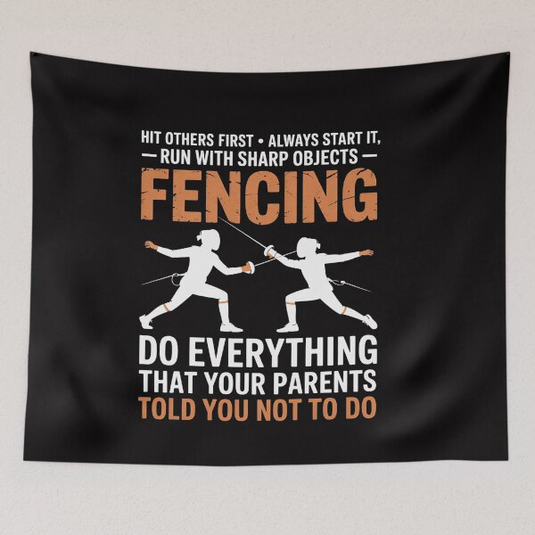 Item preview, Fencing Foil Epee Sabre Combat Sport Fence Sword Fencer designed and sold by ConceptThena.