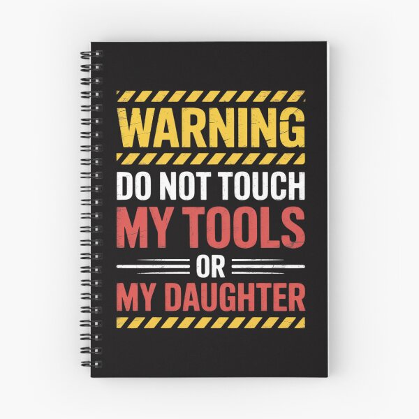 Item preview, Father's Day Daddy Gift Apparel Warning Do Not Touch My Tools or Daughter Mechanic Dad Gift designed and sold by ConceptThena.