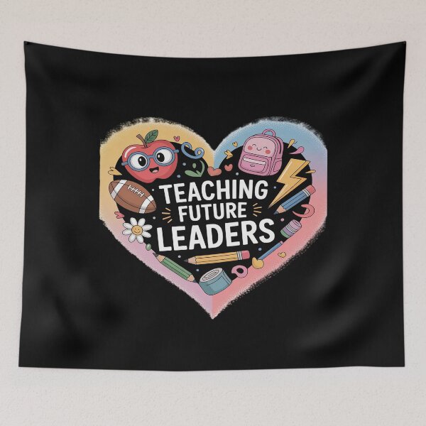 Item preview, Teaching Future Leaders Cute Heart Teacher designed and sold by ShelFisher.