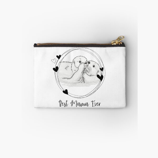 Item preview, Best Mama Ever. Sea Otter Mother and Baby Otter design designed and sold by SofikoDesigns.