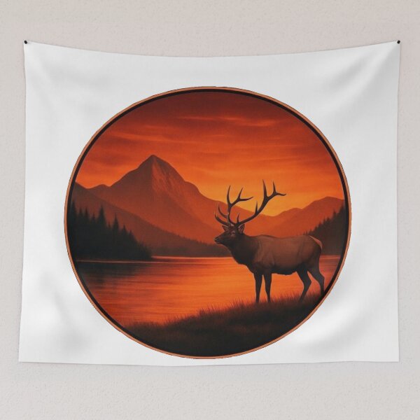 Item preview, Elk Sunset designed and sold by Backcountry Haven .