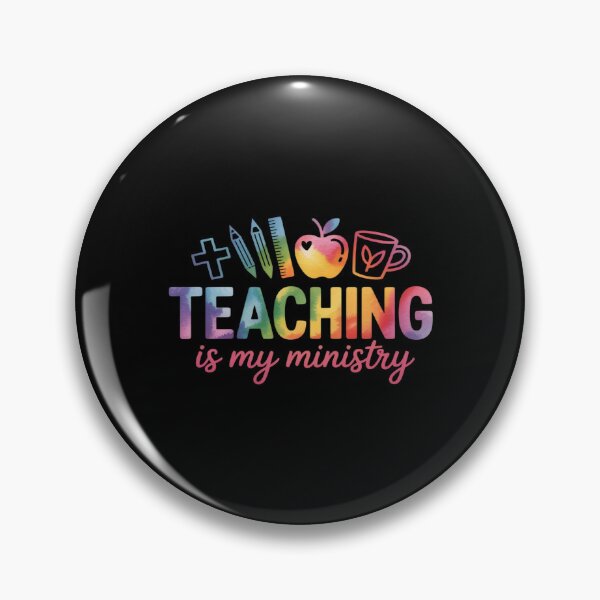 Item preview, Teaching is My Ministry Flower designed and sold by ShelFisher.