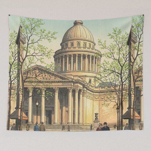 Item preview, Pantheon of Paris Japanese Woodblock Print designed and sold by Takeda-art.