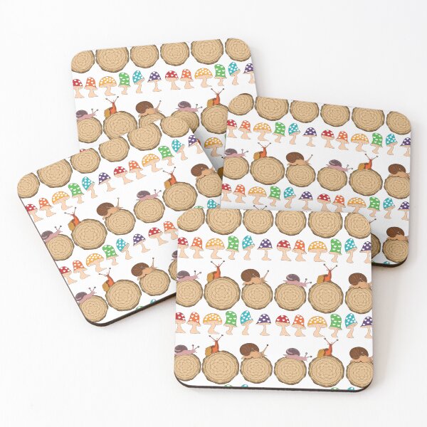 Item preview, Mushrooms and Snails - Ugly Sweater Print designed and sold by Uniq1.Arts.