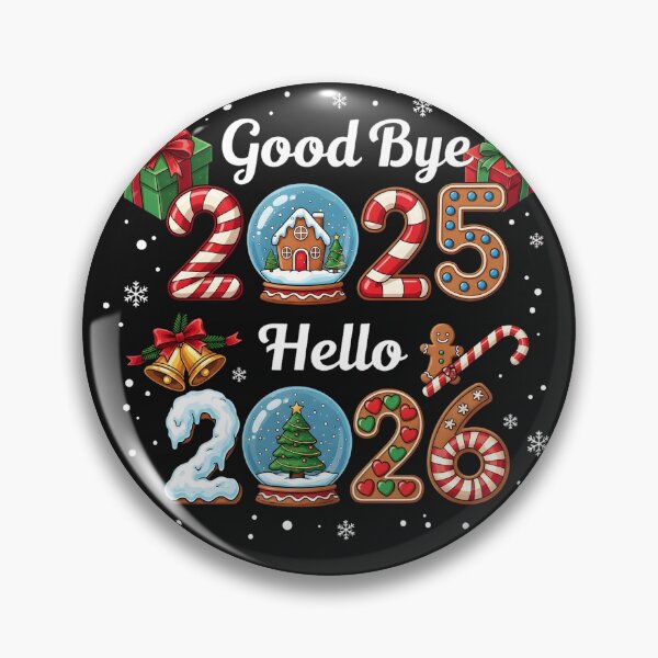 Item preview, Goodbye 2025 Hello 2026 Christmas Holiday New Year Family Gatherings designed and sold by Solo59Art.