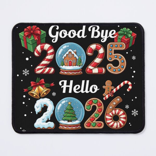 Item preview, Goodbye 2025 Hello 2026 Christmas Holiday New Year Family Gatherings designed and sold by Solo59Art.