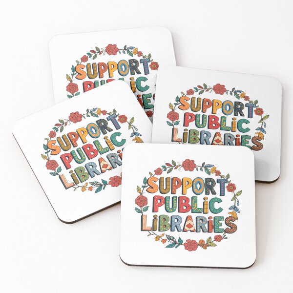 Item preview, Support Public Libraries designed and sold by CleverAllShop.
