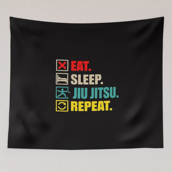 Item preview, Eat Sleep Jiu-jitsu Repeat Jiujitsu martial art combat designed and sold by Viepenny.
