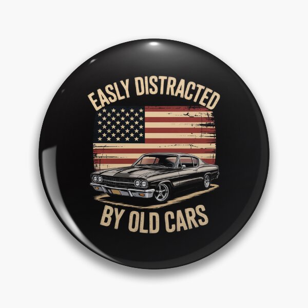 Item preview, Easily Distracted By Old Cars Classic Car Guy designed and sold by Viepenny.