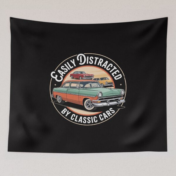 Item preview, Easily Distracted By Cars Old Car Guy designed and sold by Viepenny.