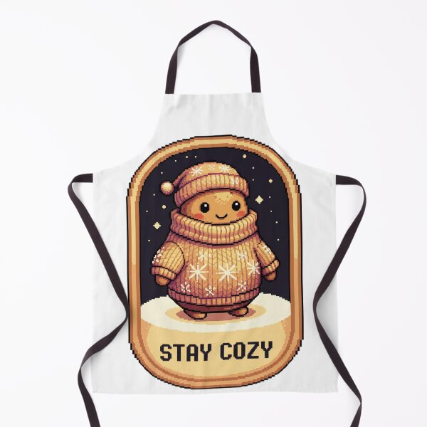 Item preview, Stay Cozy – Cute Cozy Pixel Art Warm Winter Vibes designed and sold by Pixel Girl Aesthetic Studio.