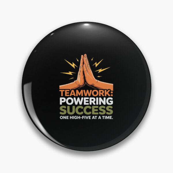 Item preview, Teamwork Powering Success High-Five designed and sold by Sandrhaus.