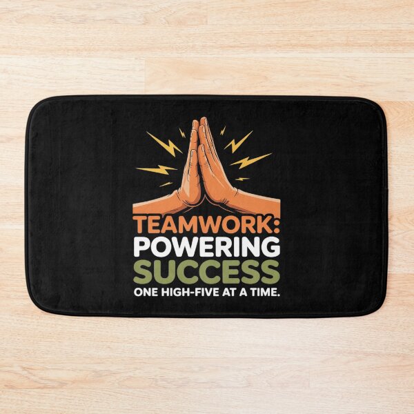 Item preview, Teamwork Powering Success High-Five designed and sold by Sandrhaus.