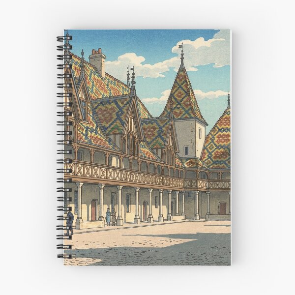 Item preview, Hospices de Beaune Japanese Woodblock Print designed and sold by Takeda-art.