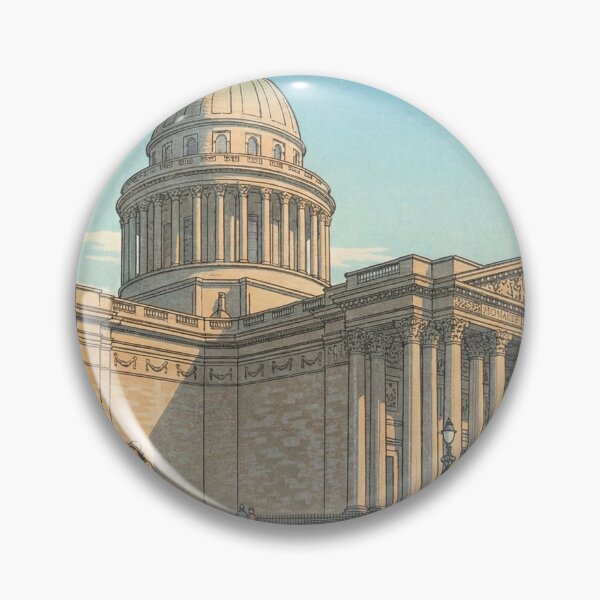 Item preview, Pantheon of Paris Japanese Woodblock Print designed and sold by Takeda-art.