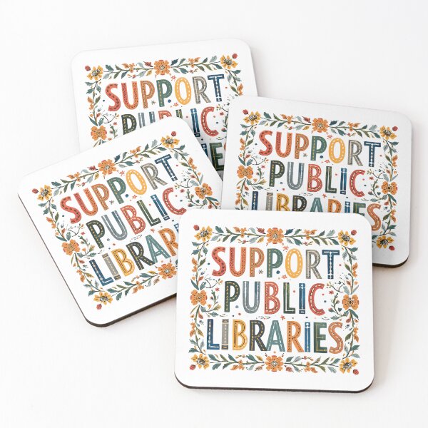 Item preview, Support Public Libraries designed and sold by CleverAllShop.