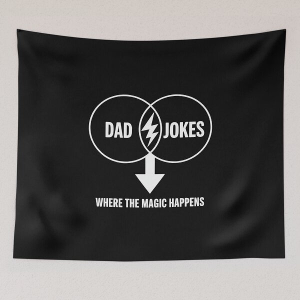 Item preview, Dad Joke Venn Diagram Humour Fathers Day designed and sold by EntroRhim.