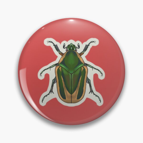Item preview, Green shiny june bug designed and sold by Squeaks' Shop.