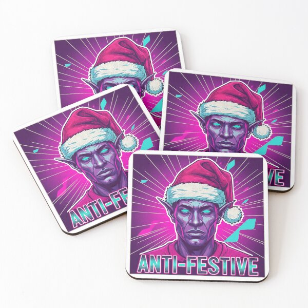 Item preview, Vaporwave Anti-Festive: The Goblincore Dark Elf Christmas designed and sold by HelixPedia.