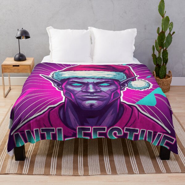 Item preview, Vaporwave Anti-Festive: The Goblincore Dark Elf Christmas designed and sold by HelixPedia.
