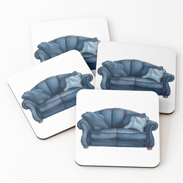 Item preview, Navy Gradient Sofa Set designed and sold by New-School-Wave.