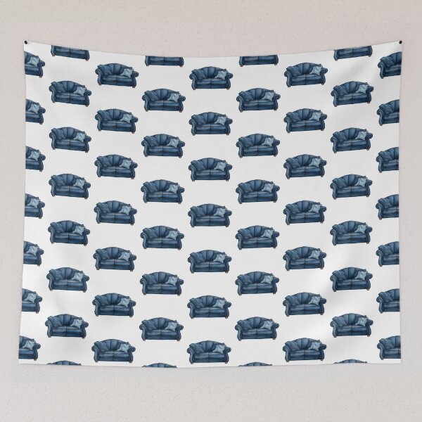 Item preview, Navy Gradient Sofa Set designed and sold by New-School-Wave.