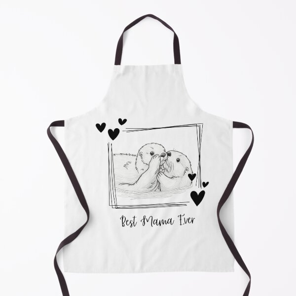 Item preview, Best Mama Ever. Sea Otter Mother and Baby Otter design designed and sold by SofikoDesigns.