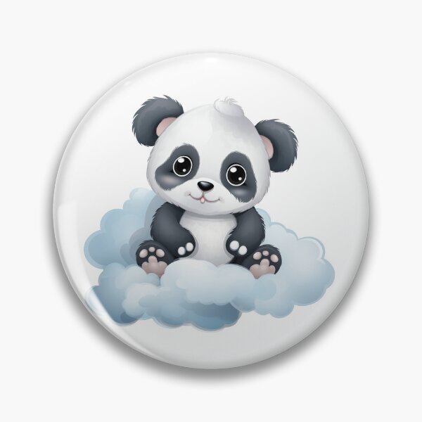 Item preview, Cloud Sitting Panda Cub designed and sold by New-School-Wave.