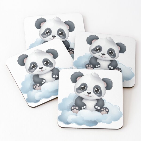 Item preview, Cloud Sitting Panda Cub designed and sold by New-School-Wave.