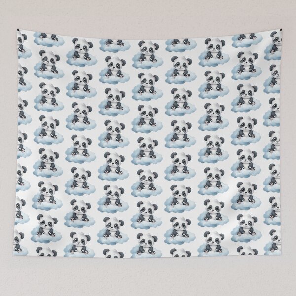 Item preview, Cloud Sitting Panda Cub designed and sold by New-School-Wave.