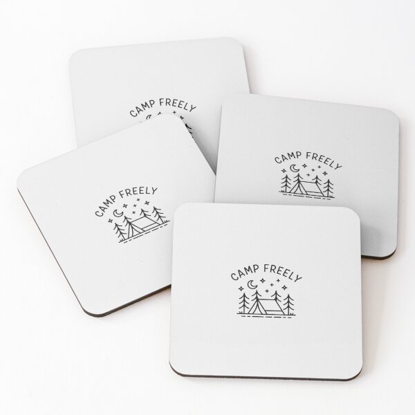 Item preview, Tent in The Forest - Nature Line Art Camp Freely Motif designed and sold by Sandrhaus.
