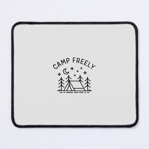 Item preview, Tent in The Forest - Nature Line Art Camp Freely Motif designed and sold by Sandrhaus.