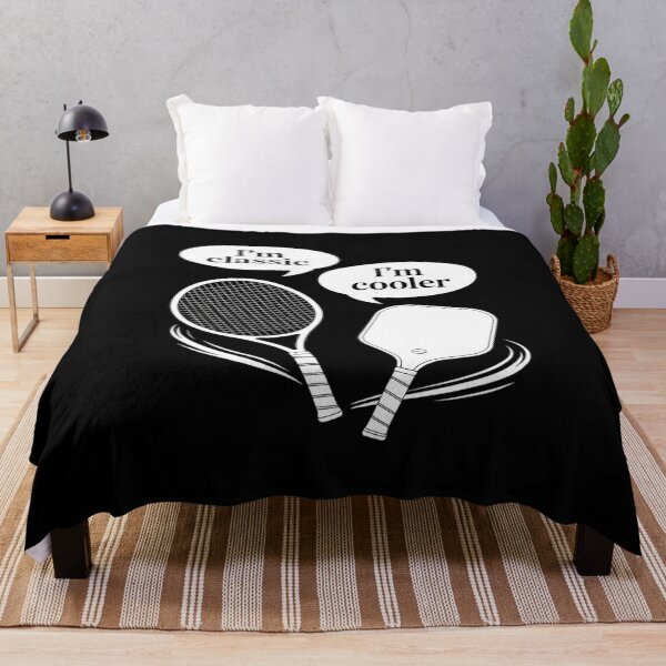 Item preview, Tennis Racket and Pickleball Funny Pickleball designed and sold by Sandrhaus.