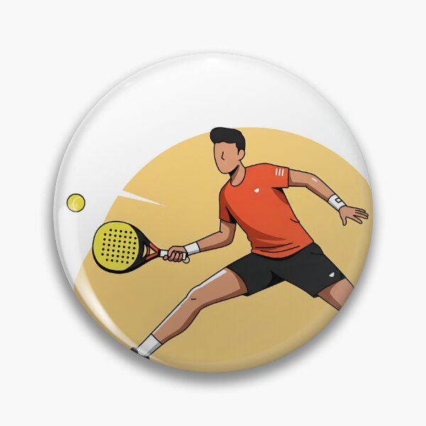 Artikelvorschau, Dynamische Padelspieler-Aktionsillustration entworfen und verkauft von saiful020.