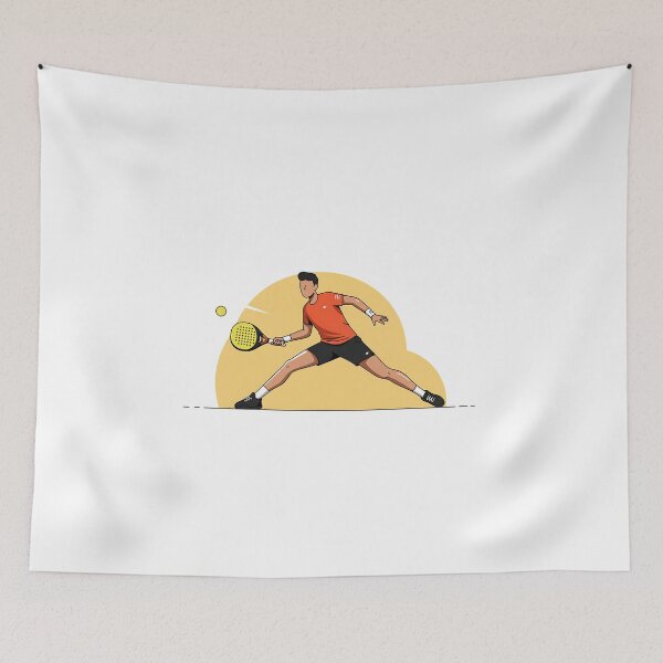 Item preview, Dynamic Padel Player Action Illustration designed and sold by saiful020.