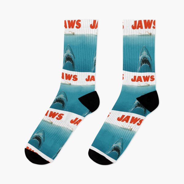 Item preview, Jaws Minimalist Movie Poster designed and sold by WaveyJane.