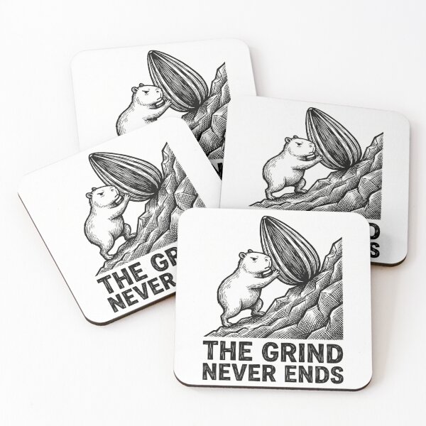 Item preview, The Grind Never Ends. designed and sold by yellowveggiez.