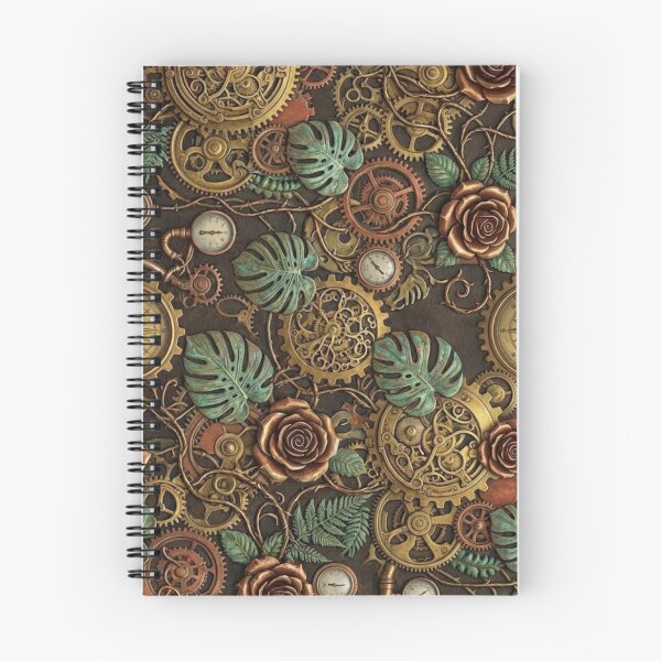 Item preview, Steampunk Botanical Gear Garden designed and sold by WallabyWorks.