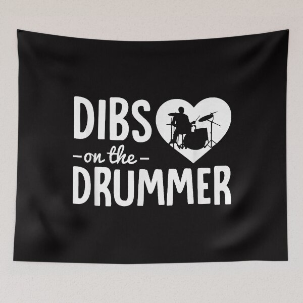 Item preview, Dibs On The Drummer Funny Band Partner designed and sold by Hica1889.