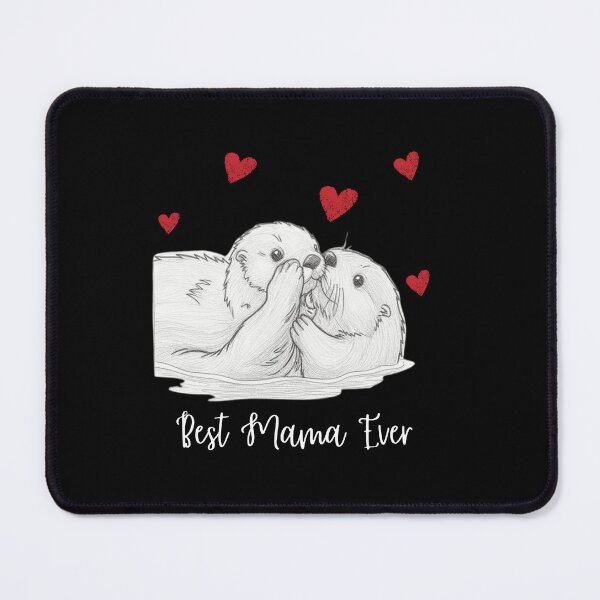 Item preview, Best Mama Ever. Sea Otter Mother and Baby Otter design designed and sold by SofikoDesigns.