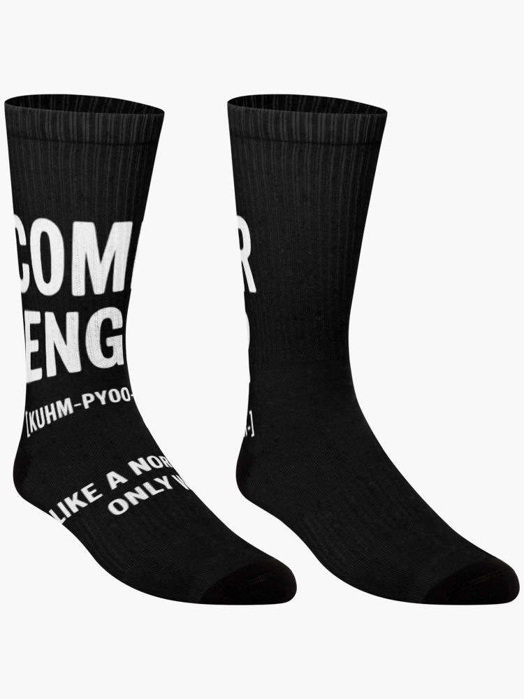 Thumbnail 3 of 5, Socks, Computer Engineer Gift Idea for Computer Engineer designed and sold by EntroRhim.