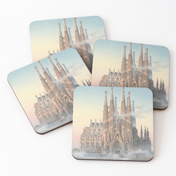 Item preview, Sagrada Familia Japanese Woodblock Print designed and sold by Takeda-art.