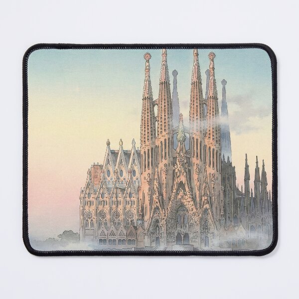 Item preview, Sagrada Familia Japanese Woodblock Print designed and sold by Takeda-art.