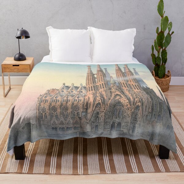 Item preview, Sagrada Familia Japanese Woodblock Print designed and sold by Takeda-art.
