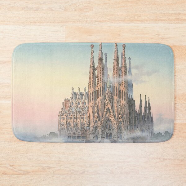Item preview, Sagrada Familia Japanese Woodblock Print designed and sold by Takeda-art.